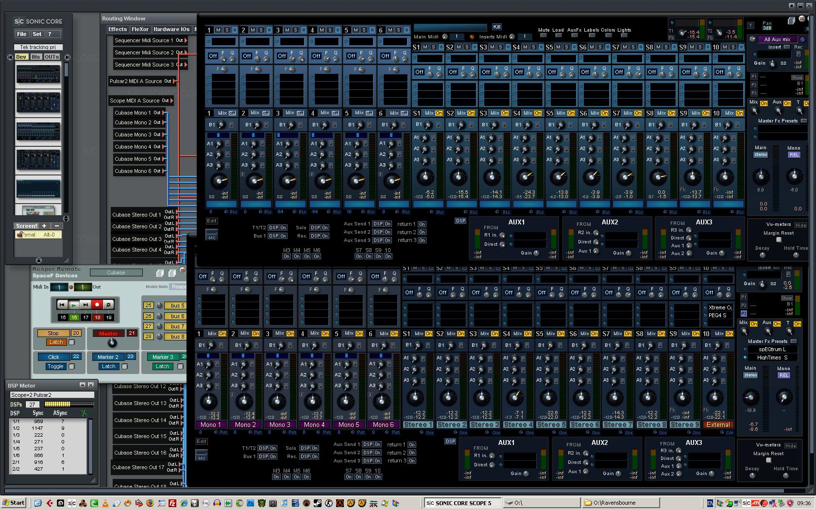 the mixers have to overlap to fit on screen