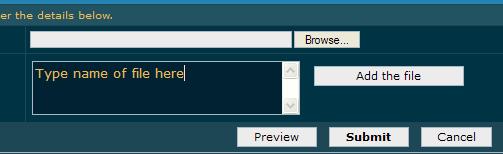 browse button - add file